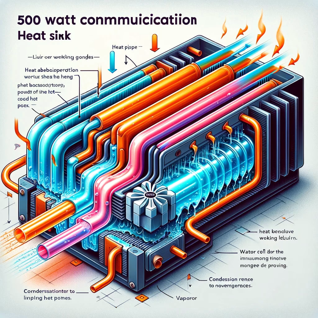 The principle of heat pipe cooling