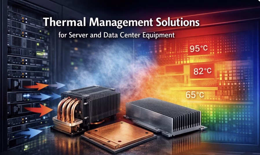 حلول إدارة الحرارة لمعدات الخوادم ومراكز البيانات