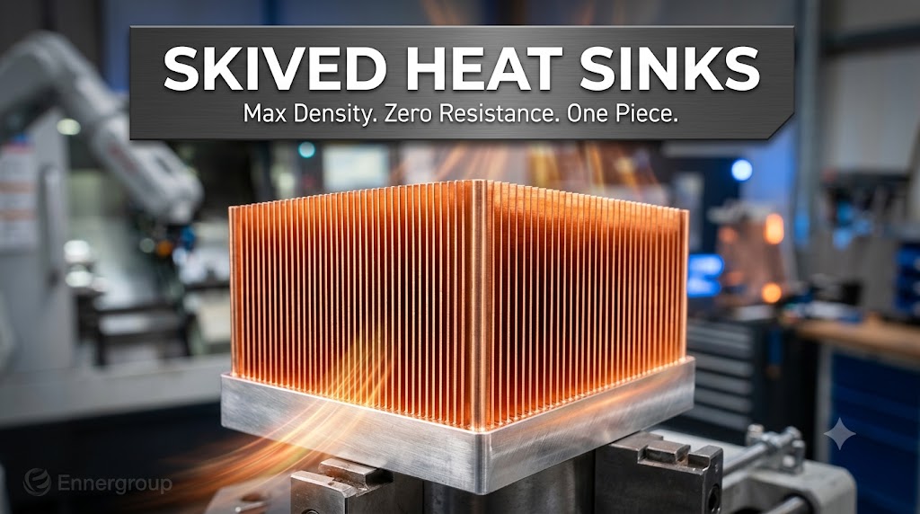 Mastering High-Density Cooling: Engineering Insights into Skived Heat Sinks